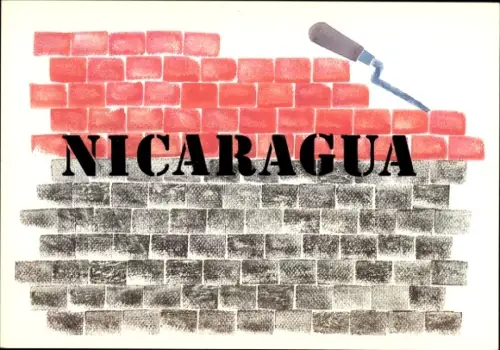 Künstler Ak Lois Robertson, Nicaragua muss überleben, Stichting Nicaragua Komitee Nederland