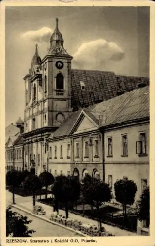 Ak Rzeszów Polen, Starostwo i Kościół O.O. Pijarów