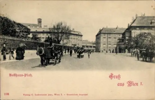 Ak Wien 1 Innere Stadt, Ballhaus Platz
