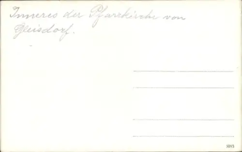 Foto Ak Gleisdorf Steiermark, Inneres der Pfarrkirche