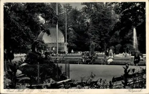 Ak Bad Hall Oberösterreich, Kurpark