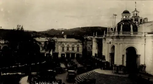 Foto Ak Quito Ecuador, Kathedrale