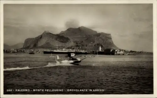 Ak Palermo Sizilien Sicilia Italien, Monte Pellegrino