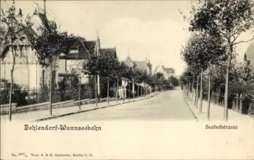 Ak Berlin Zehlendorf Wannsee, Seehofstraße