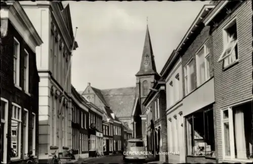 Ak Genemuiden Overijssel, Langestraat