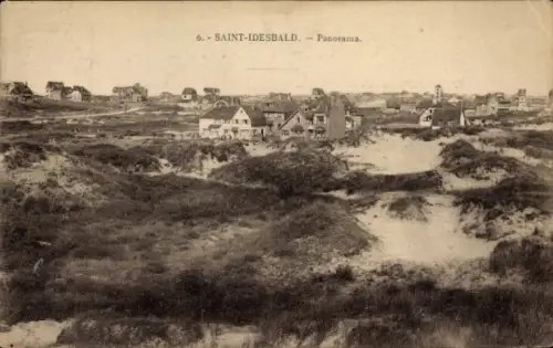 Ak Saint Idesbald Koksijde Coxyde Bains Westflandern, Panorama