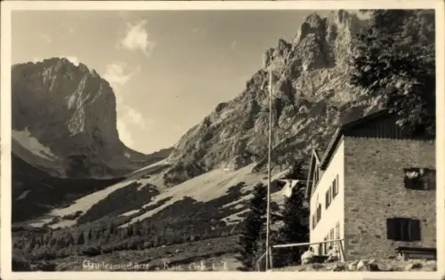 Ak Going am Wilden Kaiser in Tirol, Gaudeamushütte