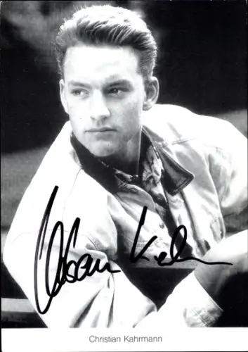 Ak Schauspieler Christian Kahrmann, Portrait, Autogramm