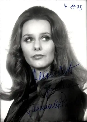 Foto Schauspielerin Annemarie Lind, Autogramm