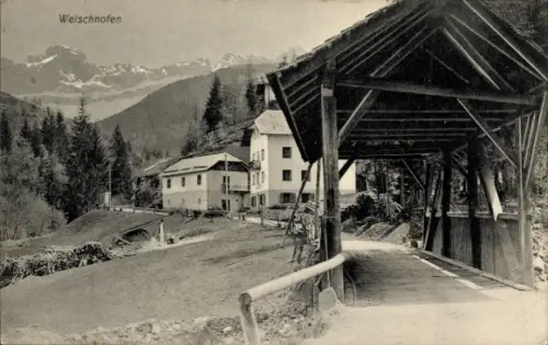 Ak Welschnofen Nova Levante Südtirol, Ortspartie