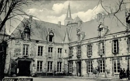 Ak Cornay Ardennes, Schloss