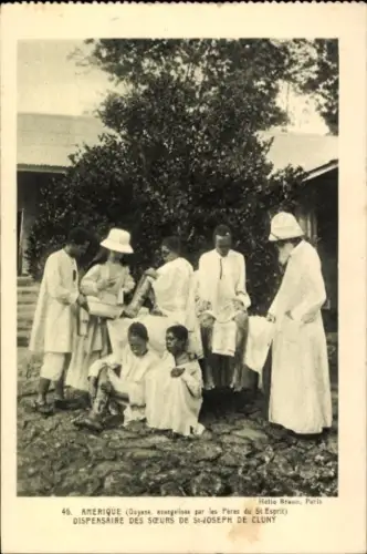 Ak Guyana, Dispensaire des Soeurs de St. Jospeh de Cluny, Missionare 