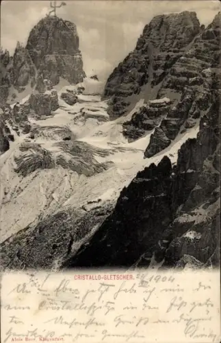 Ak Belluno Veneto, Monte Cristallo, Gletscher