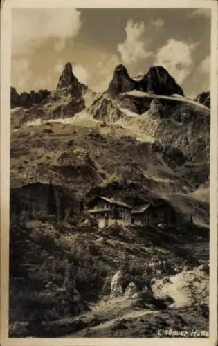 Ak Tschagguns Vorarlberg, Lindauer Hütte