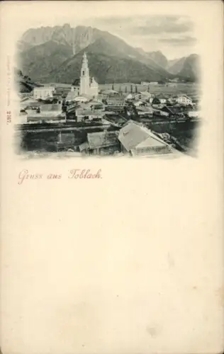 Ak Toblach Dobbiaco Südtirol, Gesamtansicht