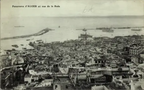 Ak Algier Alger Algerien, Panorama