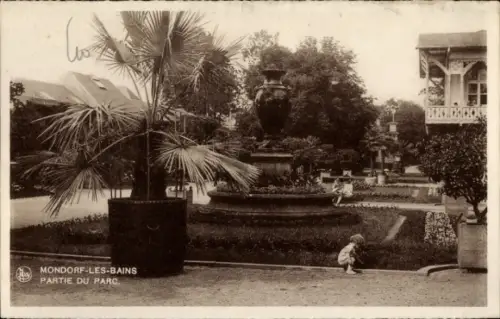 Ak Mondorf les Bains Bad Mondorf Luxemburg, Partie du Parc