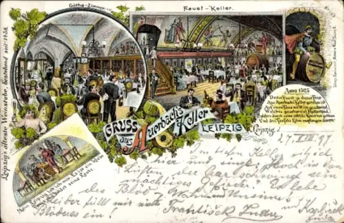 Vorläufer Litho Leipzig in Sachsen, Auerbach's Keller, Innenansicht