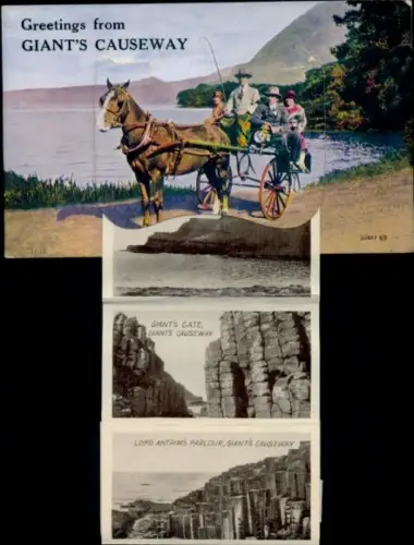 Leporello Ak Nordirland, Giant's Gate, Giant's Causeway, Lord Antrims Parlour
