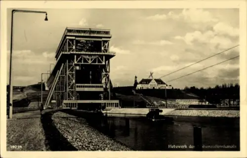 Ak Niederfinow im Barnim, Schiffshebewerk