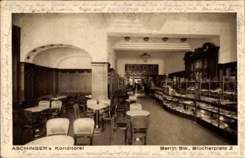 Ak Berlin Kreuzberg, Aschingers-Konditorei, Blücherplatz 2