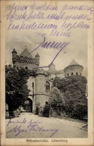 Ak Bad Wilhelmshöhe Kassel in Hessen, Löwenburg