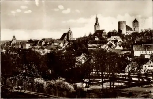 Ak Querfurt im Saalekreis, Gesamtansicht