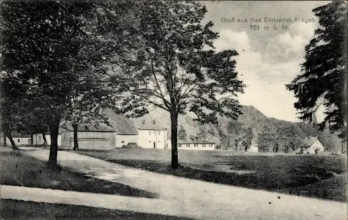 Ak Einsiedel Seiffen im Erzgebirge, Teilansicht