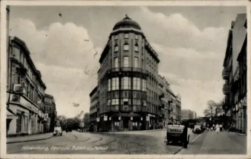 Ak Zabrze Hindenburg Oberschlesien, Admiralspalast, Auto Shell