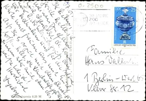 Ak Hansestadt Rostock, Brunnen