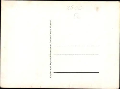 Ak Hansestadt Rostock, Rathaus