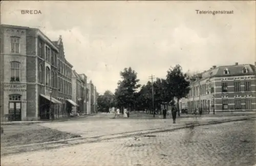 Ak Breda Nordbrabant Niederlande, Café Biljart, Teteringenstraat