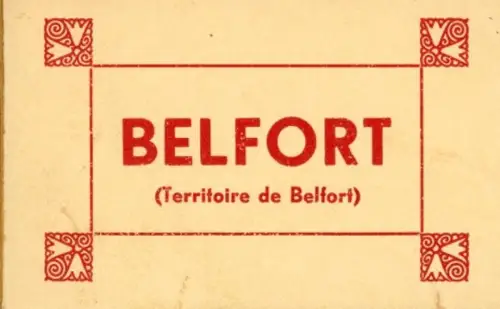 Album mit 5 Ak  Belfort