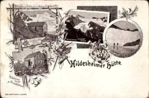 Ak Tirol Österreich, Hildesheimer Hütte, Aperer Pfaffengrat, Windachgletscher, Geißkogel, Ferner