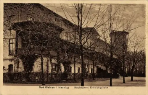 Ak Bad Kleinen in Mecklenburg, Kaufmann´s Erholungsheim