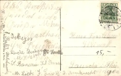 Ak Straßburg Elsass Bas Rhin, Baeckehiesel Restaurant, Straßenbahn