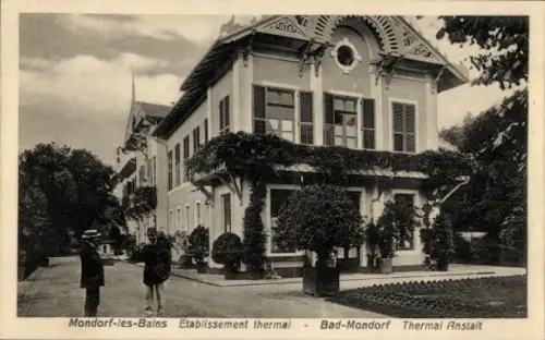 Ak Mondorf les Bains Bad Mondorf Luxemburg, Thermal Anstalt