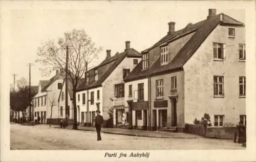 Ak Aabyhöj Dänemark, Straßenpartie