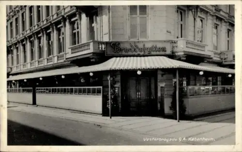 Ak København Kopenhagen Dänemark, Restaurant Breddebytten, Vesterbrogade, Eingegrenzte Sicht v...