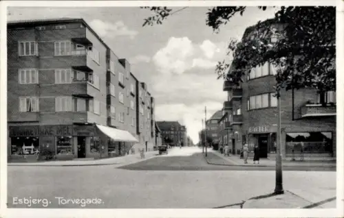 Ak Esbjerg Dänemark, Torvegade