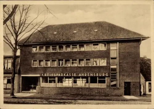 Ak Ahrensburg in Holstein, Kreissparkasse