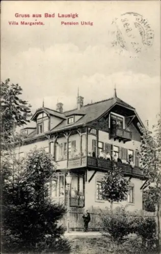 Ak Bad Lausigk Bad Lausick in Sachsen, Villa Margareta, Pension Uhlig
