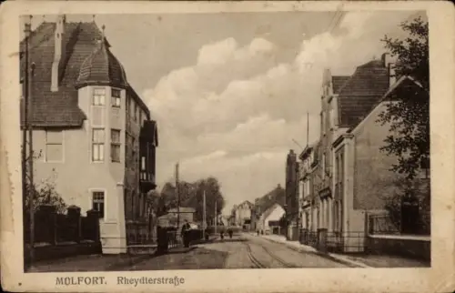 Ak Mülfort Mönchengladbach am Niederrhein, Rheydterstraße