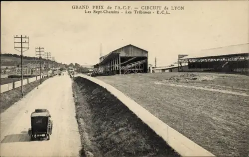 Ak Lyon Rhône, Grand Prix de l'ACF, Sept-Chemins, Tribunes