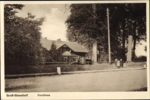 Ak Großhansdorf in Schleswig Holstein, Forsthaus, Paape's Gasthof