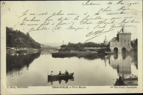 Ak Charleville Mézières Ardennes, Vieux Moulin
