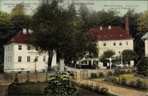 Ak Liegau Augustusbad Radeberg in Sachsen, Altes Herrenhaus, Radebergerhaus