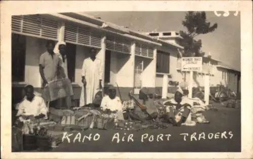 Ak Kano Nigeria, Flughafen, Menschen-Gruppenfoto