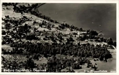 Ak Ziegenhals Niederlehme Königs Wusterhausen in Brandenburg, Luftaufnahme