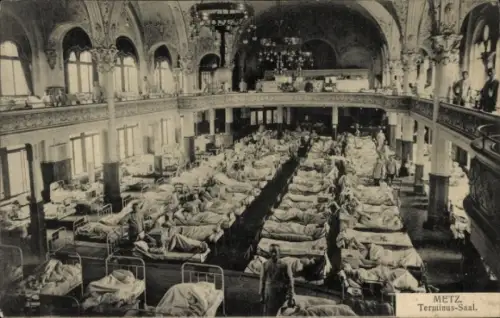 Ak Metz Moselle, Terminus-Saal